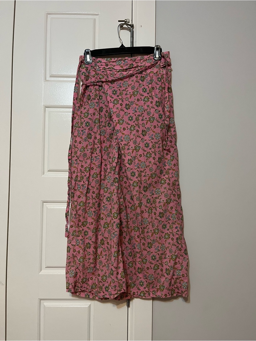 Pinkyotto Pink Floral Wrap Maxi Skirt